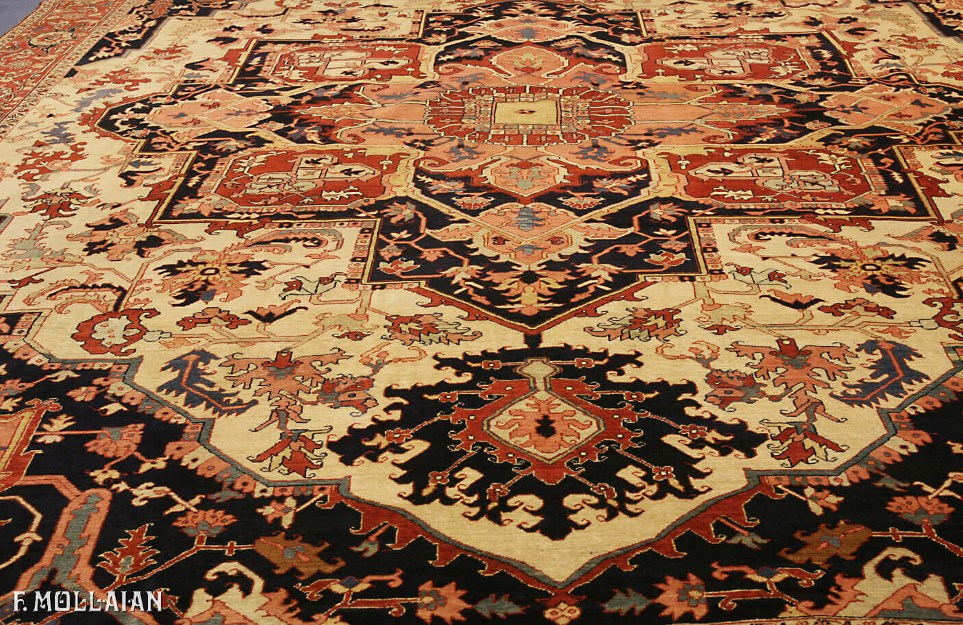 Persian Heriz Serapi Rug n°:64873442